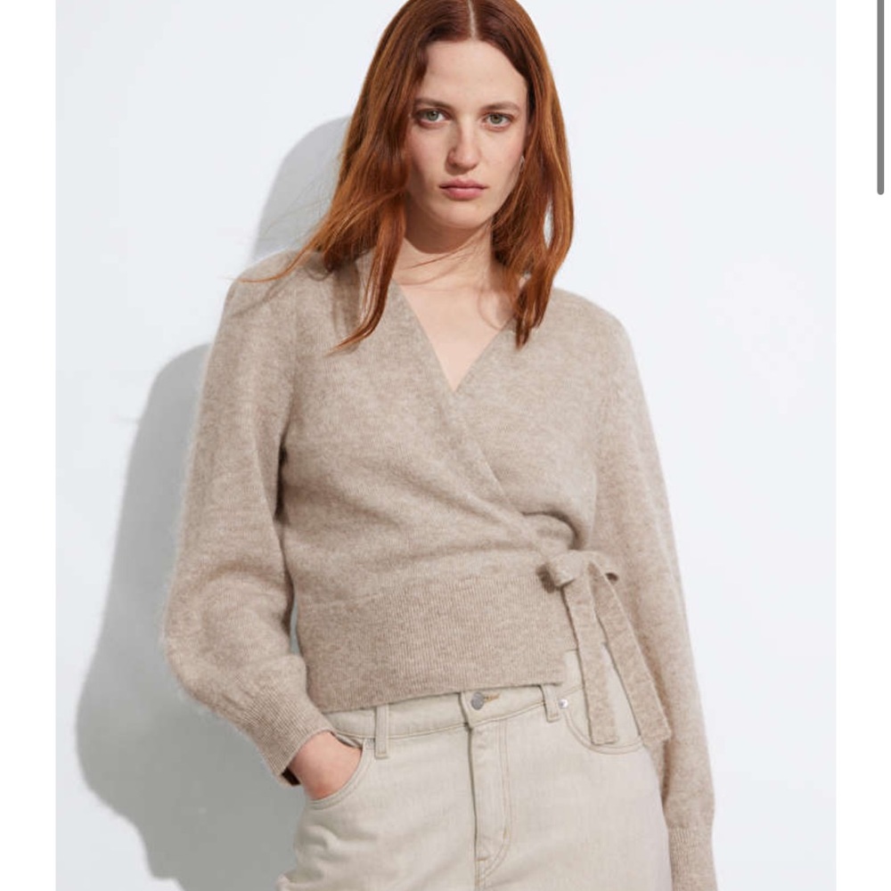 Gray & Other Stories Wrap Sweater